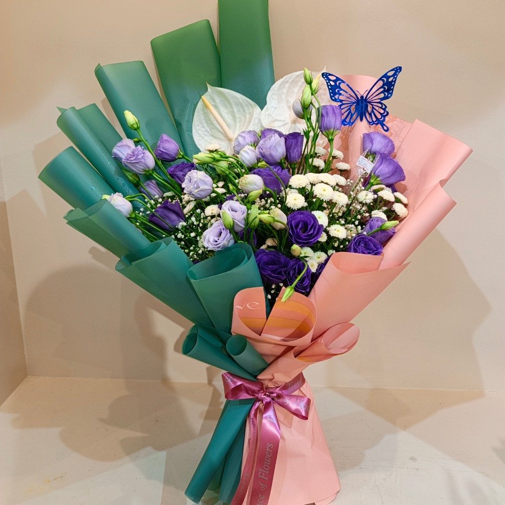 ✨ Eustoma Lilac Elegance Bouquet ✨