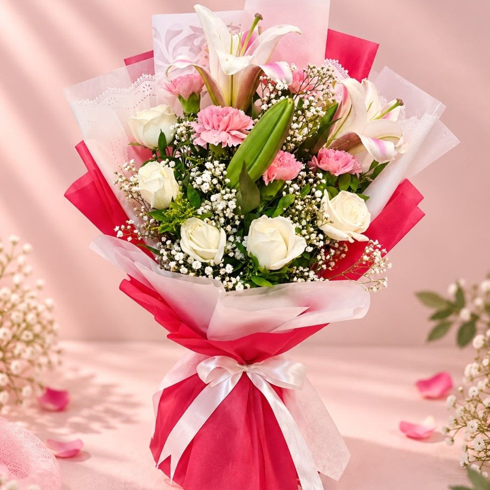 PREMIUM MIXED FLOWER BOUQUET