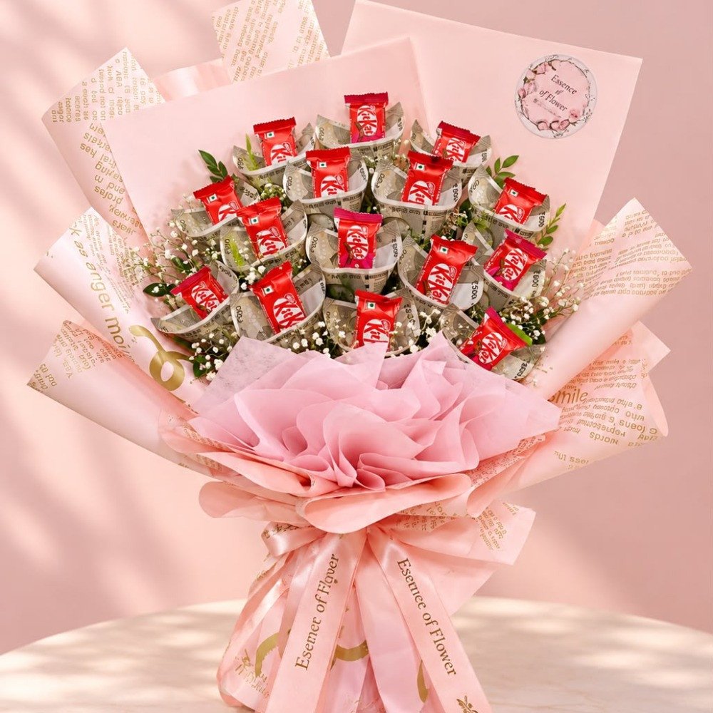 🍫💵 Chocolate & Currency Celebration Bouquet