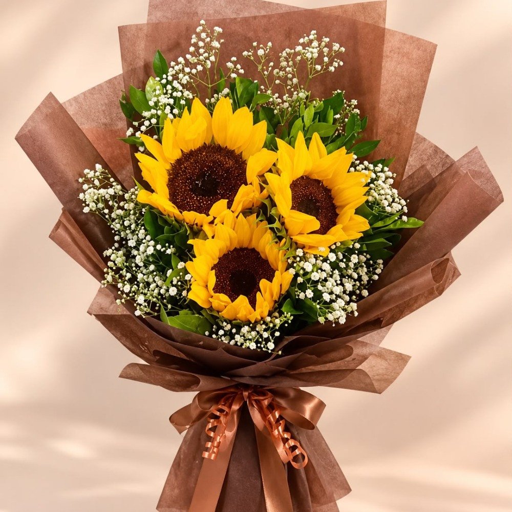 SUNSHINE SUNFLOWER BOUQUET