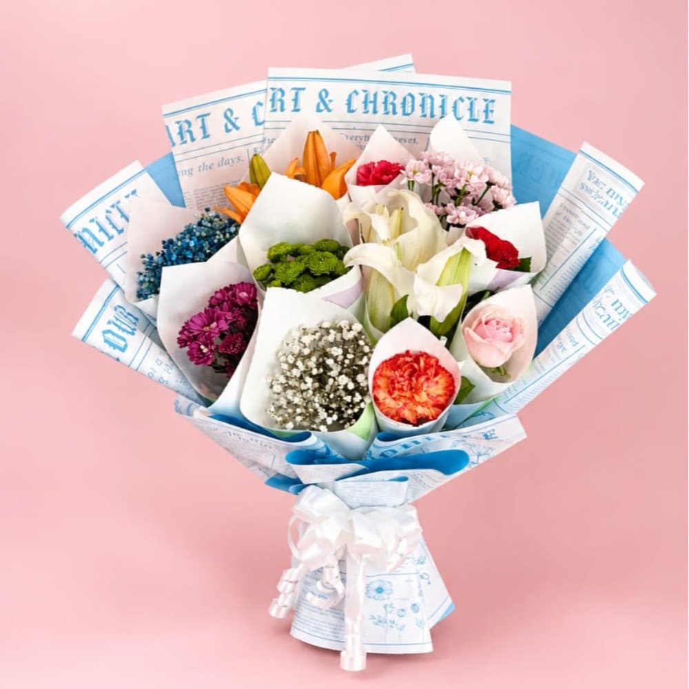 PREMIUM MIXED FLOWER BOUQUET