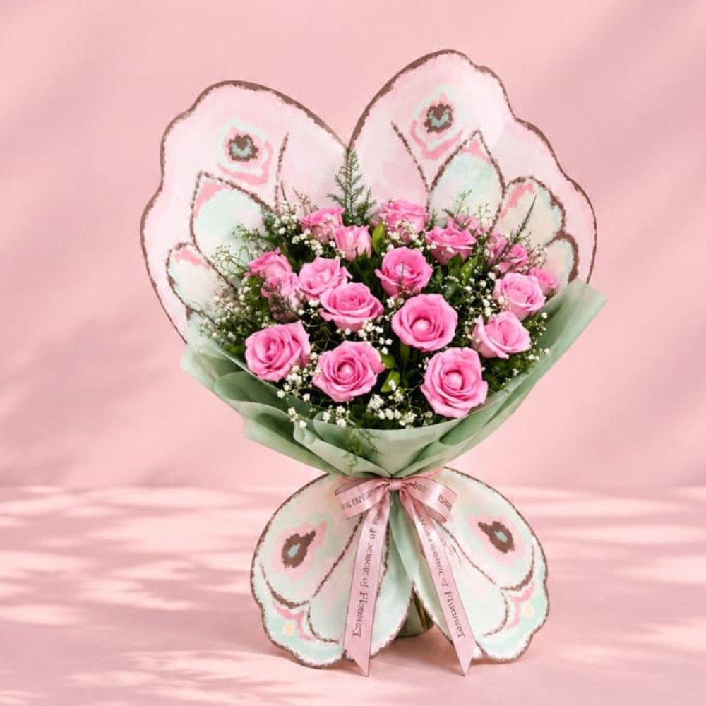 ✨ PREMIUM PINK ROSE BOUQUET ✨