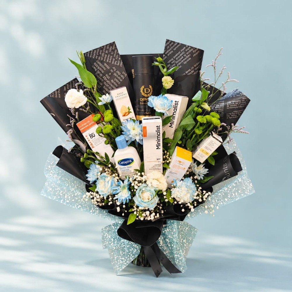 Self-Care Flower Bouquet 💙🤍