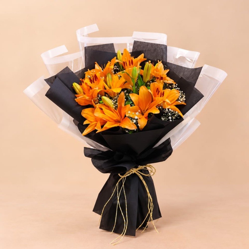 Orange Lily Bouquet 🧡