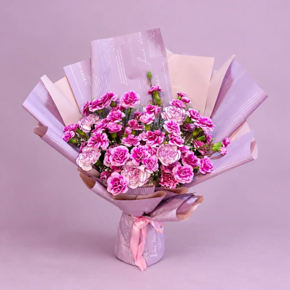 Pink  Spray Carnation Bouquet 💕