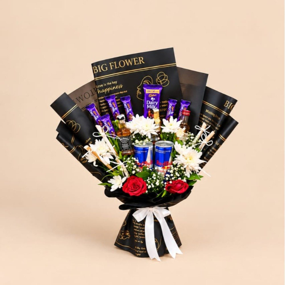 🖤 Chocolate & Celebration Bouquet ✨