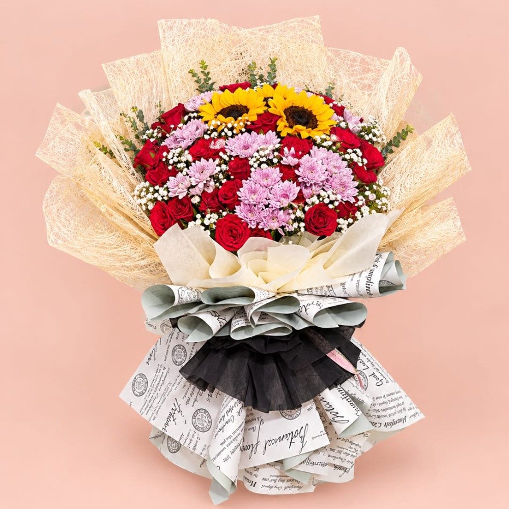 Sunshine Romance Bouquet 🌻❤️