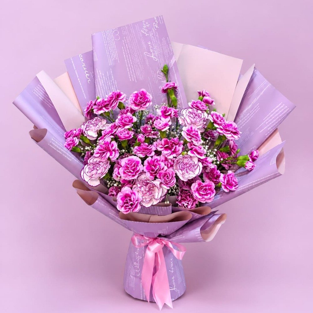Pretty Pink Carnation Bouquet