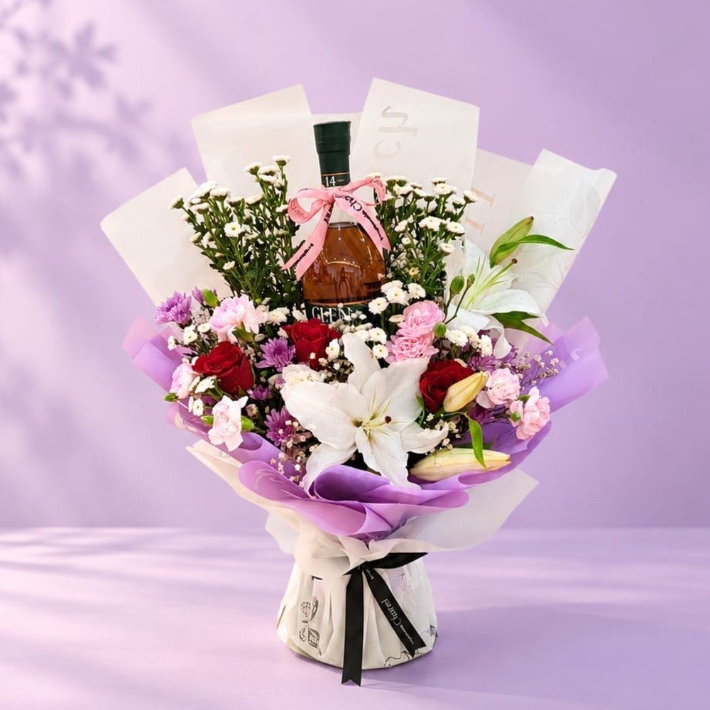 Luxury Floral Bouquet 💜✨